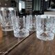 Whisky service 5 pieces in chiseled crystal