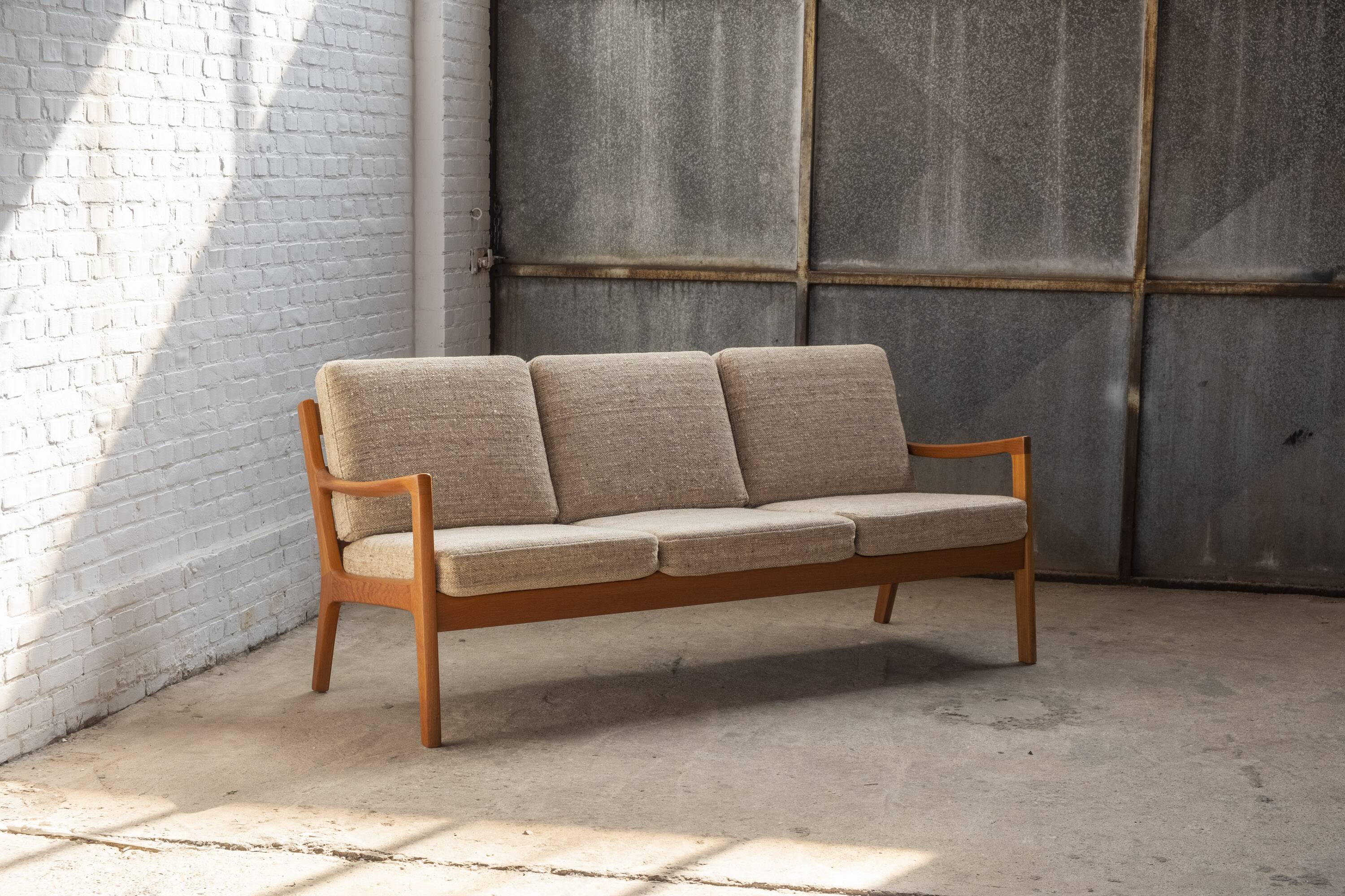 Ole Wanscher Senator 3-Seater Sofa, 1960s Denmark