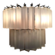Applique murale en verre de murano sablée triedro
