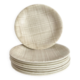 Dessert plates Salins France 50s-60s