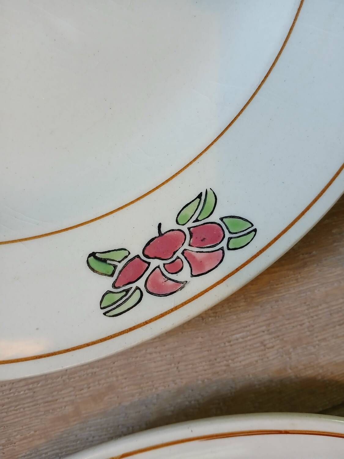 14 Terre de fer SALINS "Water Lily" plates