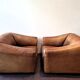 DS-47 brown leather lounge chair by De Sede, Switzerland 1970's