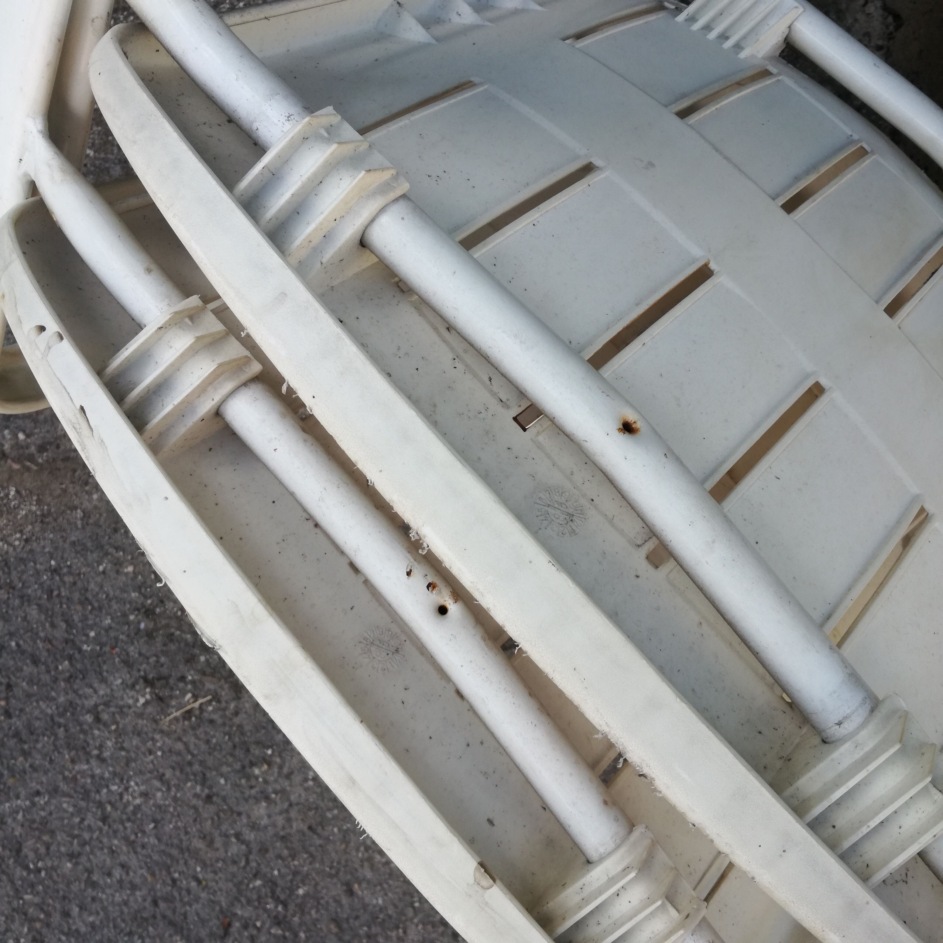 Shell garden armchairs by Emu 1986