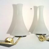 Pair of wall sconces of 1950
