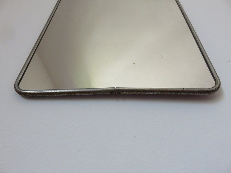 Old barber mirror with chain 50 years 60