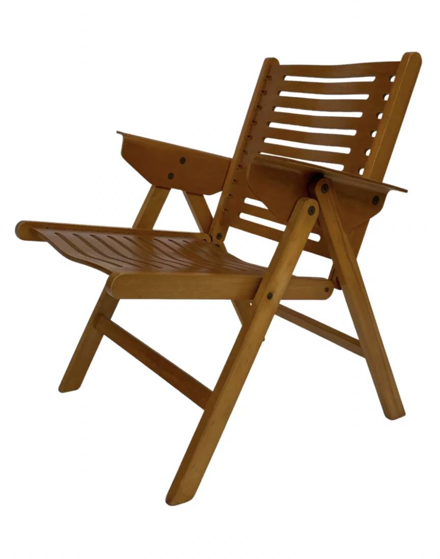 Ensemble vintage de quatre chaises pliantes Rex en contreplaqué, design Niko Kralj, 1950