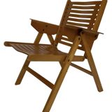 Ensemble vintage de quatre chaises pliantes Rex en contreplaqué, design Niko Kralj, 1950