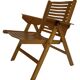 Ensemble vintage de quatre chaises pliantes Rex en contreplaqué, design Niko Kralj, 1950
