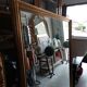 Mirror mirror mirror golden wood bistro style -1m68x1m15