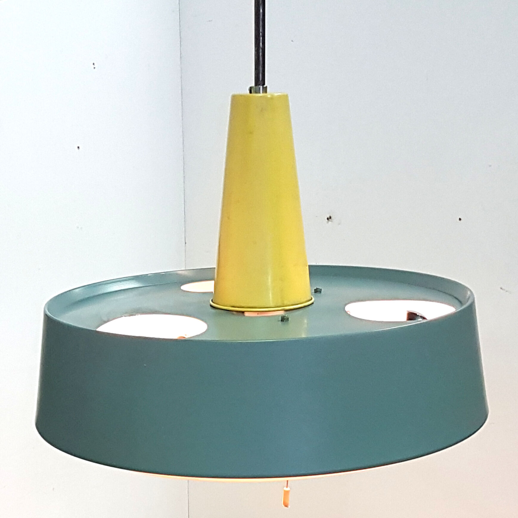 Philips NT 72E/100 mid century ceiling lamp