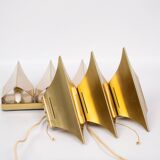 Pair of 2 Danish sconces Gothic 3 by Bent Karlby, Lyfa, 1960s