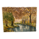 Forest landscape and its stream