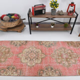 3x12 Türkish Vintage Runner Rug, 3x12 Vintage Runner, 402x91Cm FREE SHIPPING