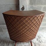 Vintage rattan bar