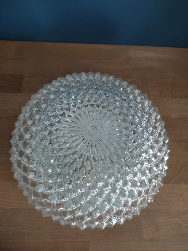 Ceiling lamp Original wall lamp in molded glass Pineapple old dp 0322128