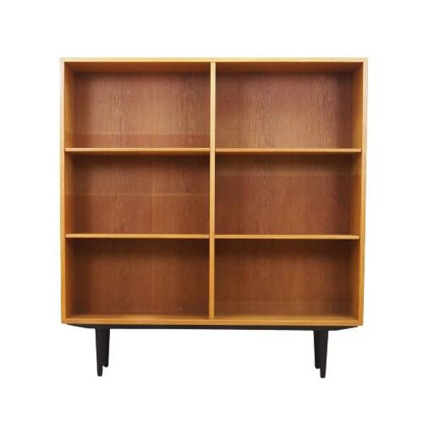 Bibliothèque en frêne, design scandinave, années 1960, designer : Børge Mogensen, fabricant : AB Karl Andersson