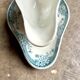 Blue and white iron earth gravy boat
