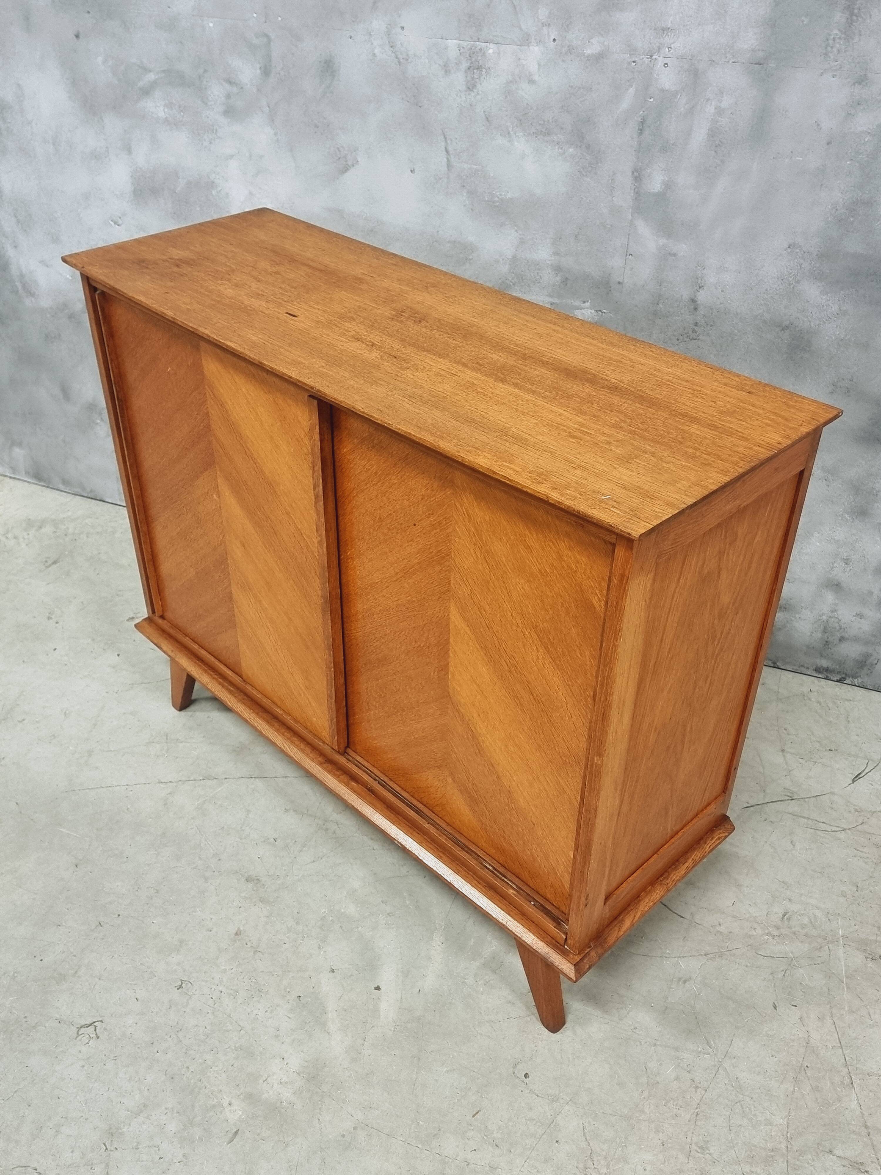 Scandinavian vintage highboard sideboard