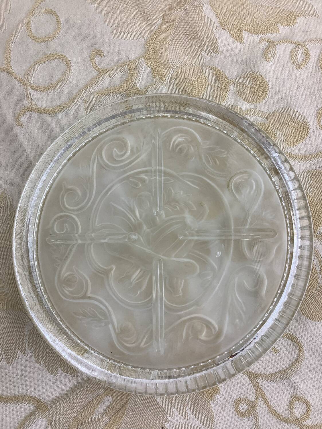 Trivet and vintage bottle France