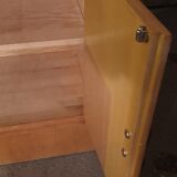 Secretary with vintage flap lamp casserole