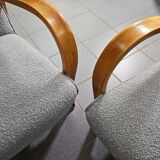 Fauteuils en hêtre par Karel Kozelka & Antonin Kropacek années 1940