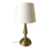 Lampe pied laiton doré