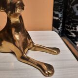 Brass dog