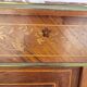 Napoleon III sideboard in floral marquetry and marble 19th century