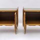 Pair of Art Deco Italian Bedside Tables White Ash Briar, 1920s