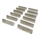 12 glass knife holders.