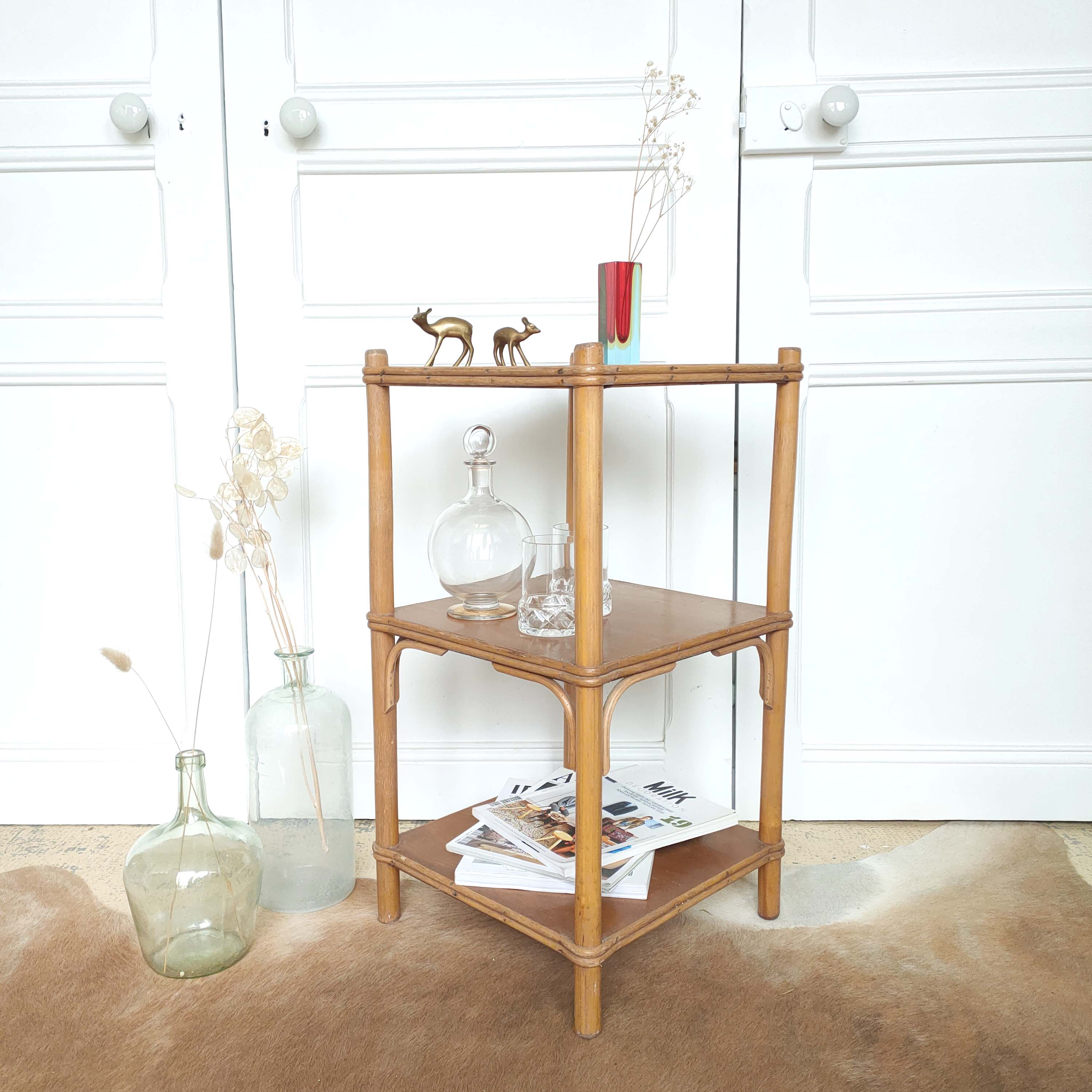 Wood and rattan landscape