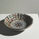 Stoneware bowl with chamotte by Fernande Kohler, Vallauris, around 1960.