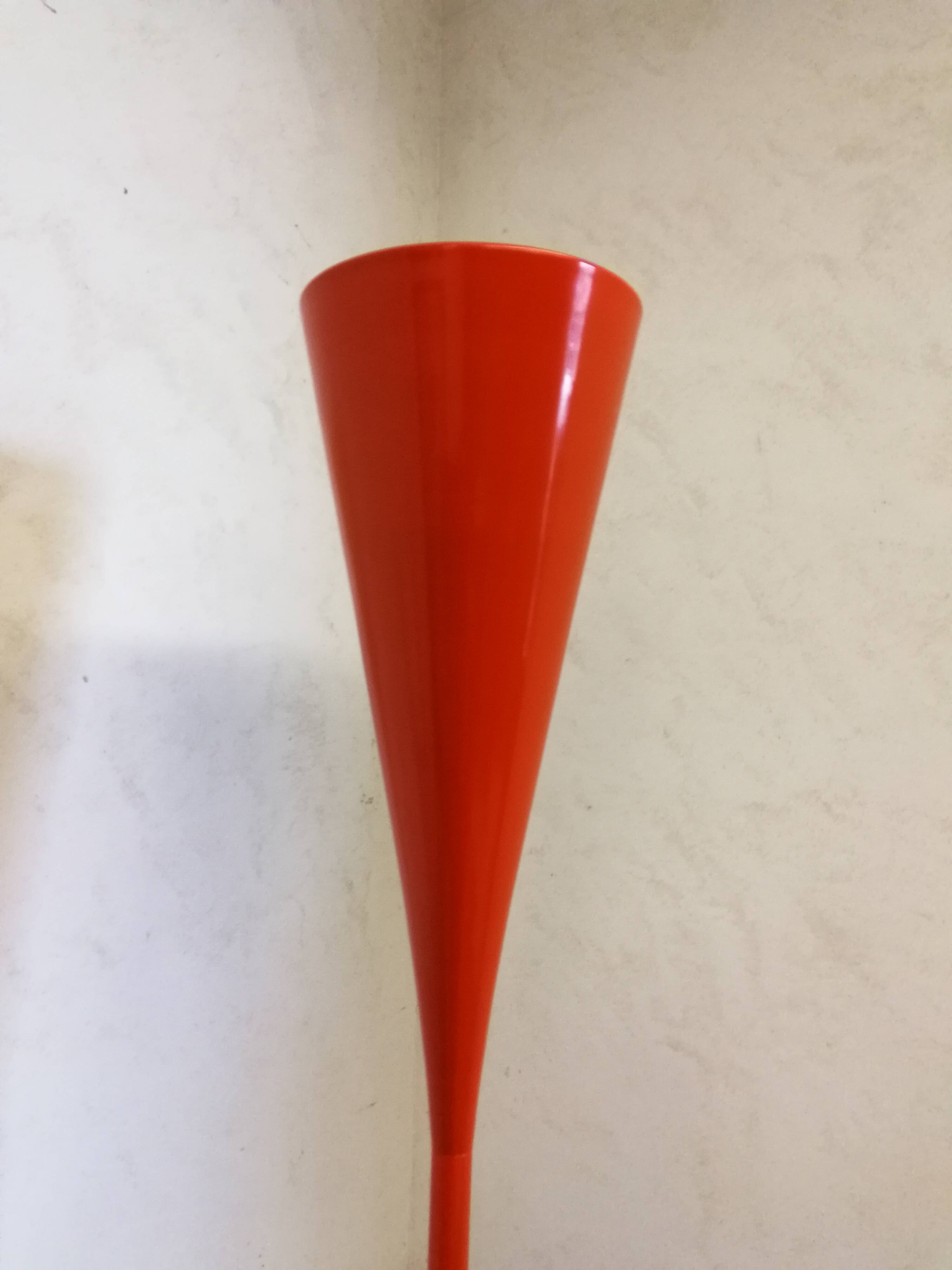 Vintage orange Mathias floor lamp