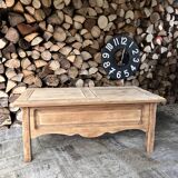 Solid oak coffee table