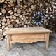 Solid oak coffee table