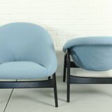 Set of 2 Hartmut Lohmeyer for Artifort lounge chairs Model 118 'Columbus',  The Netherlands 1957