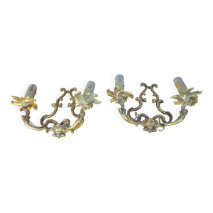 Paire d'appliques en