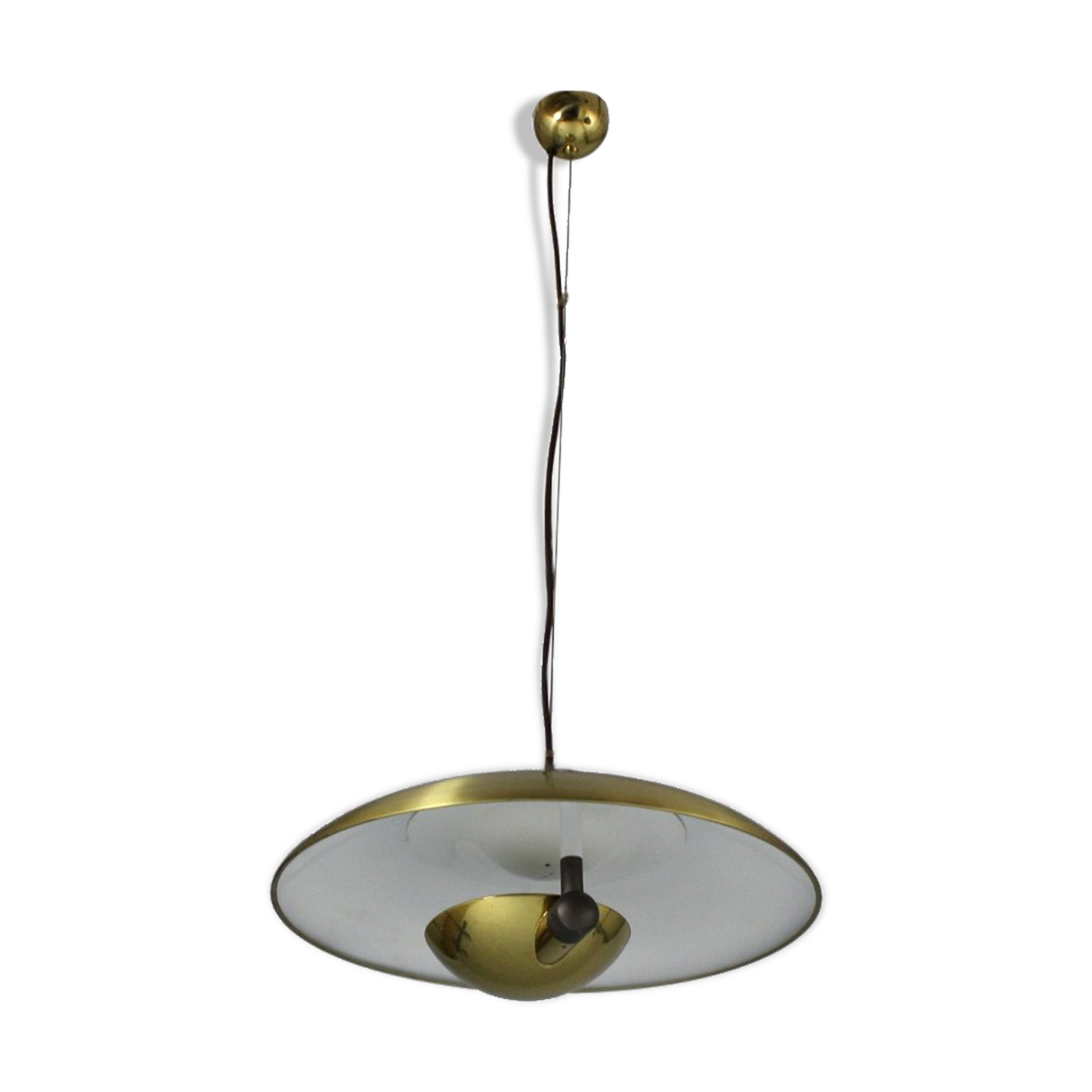 Brass Pendant Lamp from Temde Leuchten, 1970s