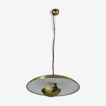 Brass Pendant Lamp from Temde Leuchten, 1970s