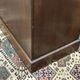 Late 19th century English mahogany desk with pedestals and leather top