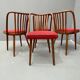 Antonín Šuman – set of chairs from the 1960s, Czechoslovakia