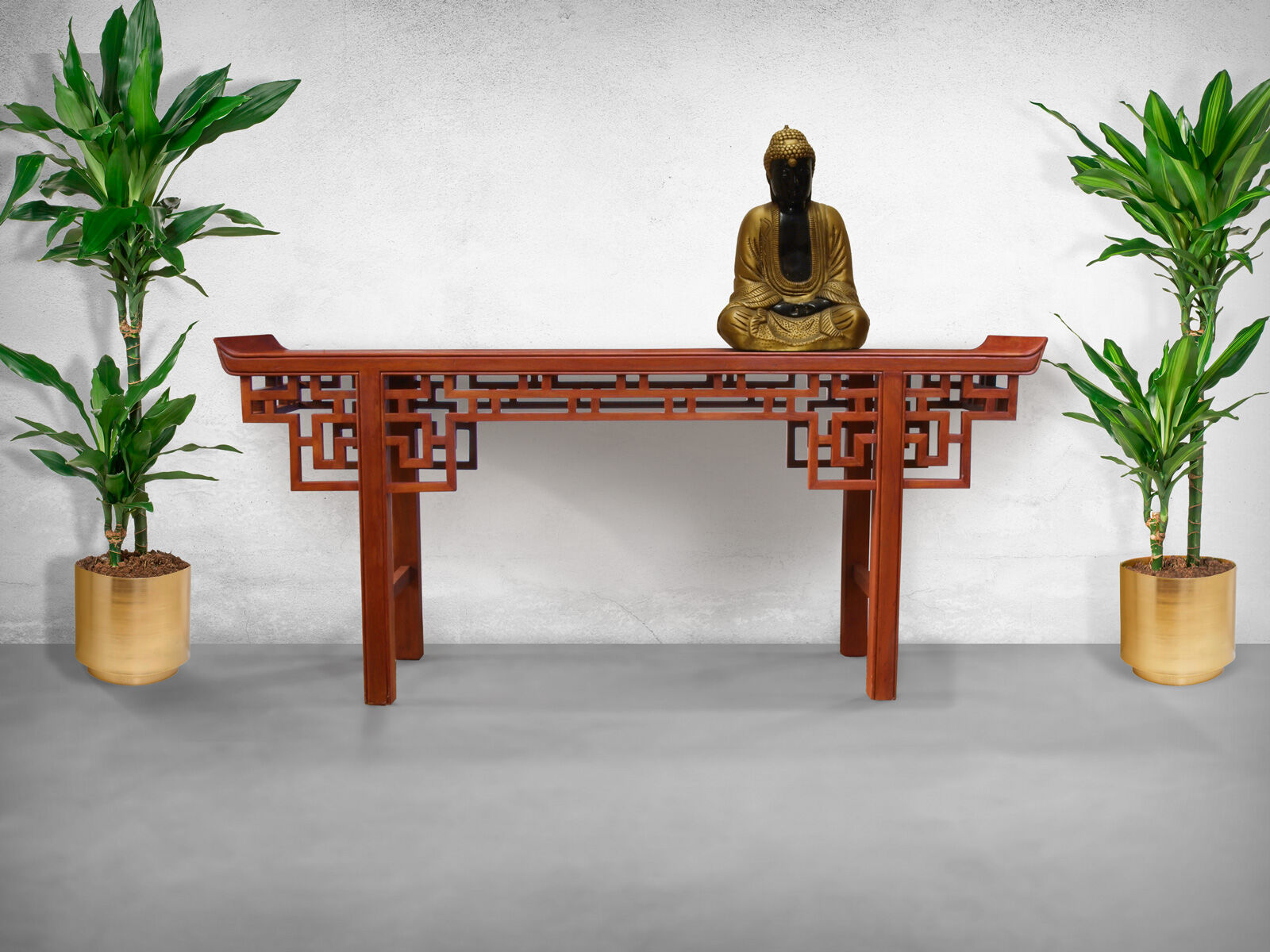 Chinese Console by C.A.K. Design for Elephant House, Thailand, 1950s