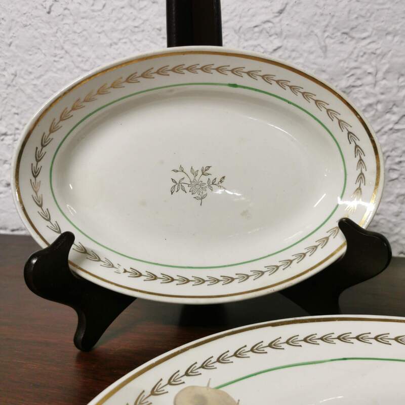 Paire de raviers faïencerie de Gien - modèle Colmar