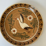Selency x Monoprix Croisé Laroche stork plate