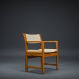 Mid-Century Armchair Teak and Woole, 1960s