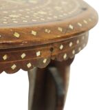Anglo-Indian Taj Mahal Side Table Plant Table Teak 41cm