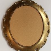 Wooden wall mirror - florentine style - vintage from the 70s