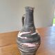 Rare signed ceramic and enameled porcelain pitcher