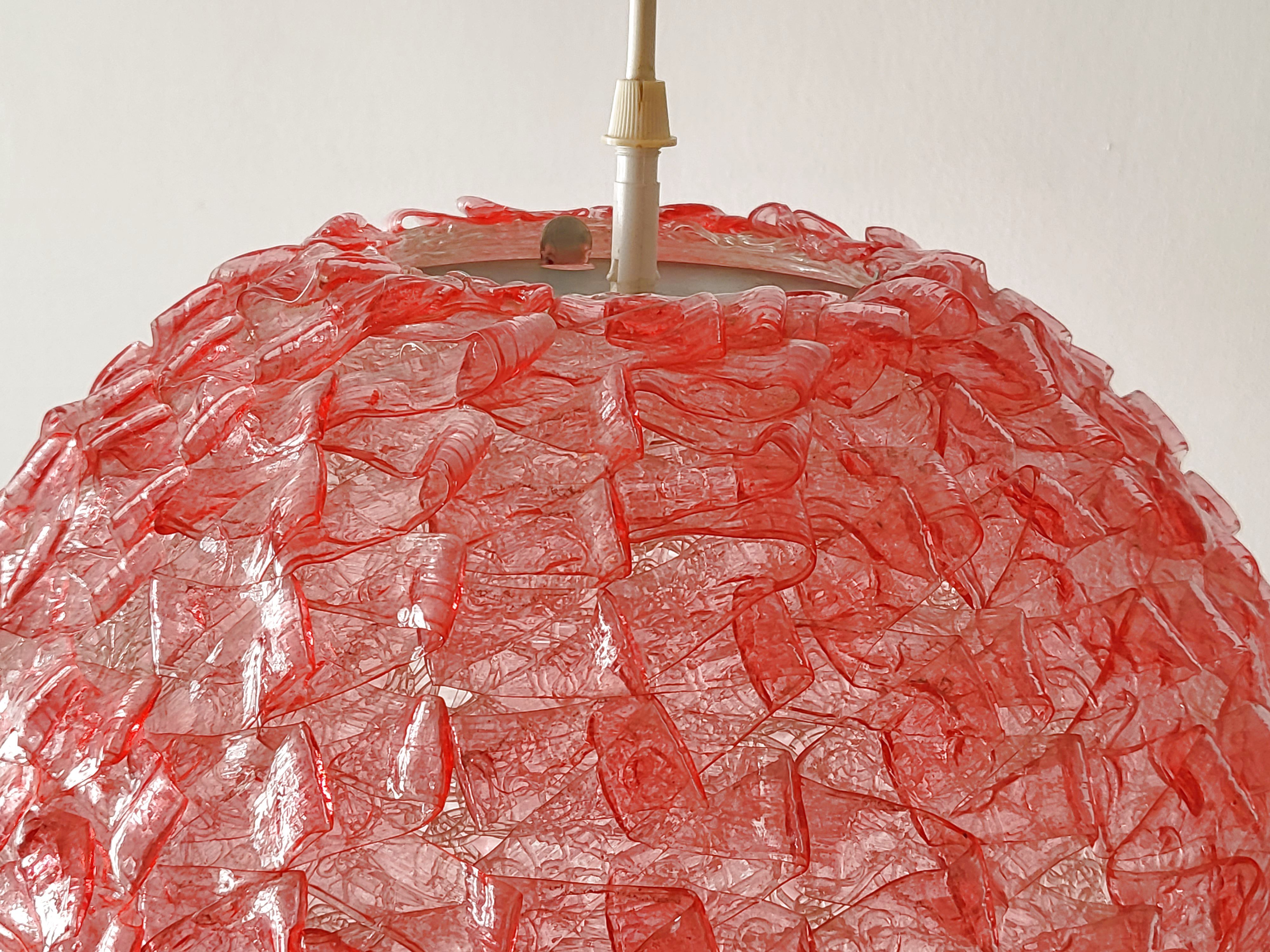 Vintage spaghetti pendant lamp 1960