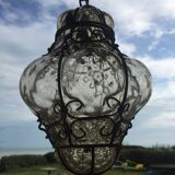 Lantern blown glass Venice 50s